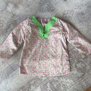 Toddler Lilly Pulitzer Tunic Top sand dollar print Swim Coverup